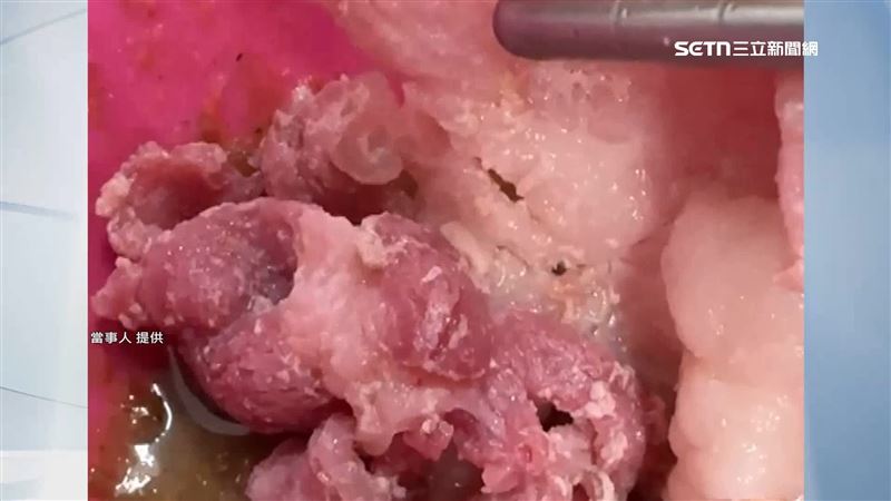 當事人表示肉片煮這麼久都不會變色