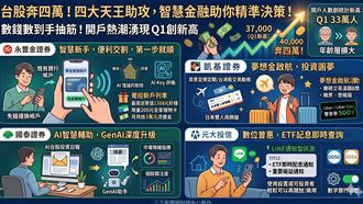 台股奔四萬！4大天王助攻！