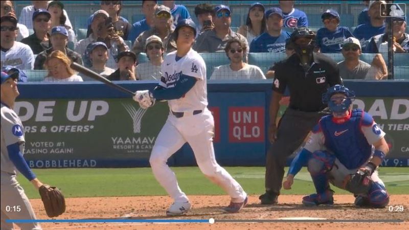 大谷翔平敲出本季第6轟。（圖／翻攝自MLB官網）