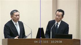 王定宇質詢時爆出，金六結營長下令播中國統戰片，而且還跟霸凌台日混血役男的連長是同的單位（圖／翻攝畫面）