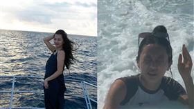 惠利回憶在馬爾地夫被海流帶離岸邊的驚悚過程。（圖／翻攝自IG）