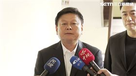 傅崐萁黨團協商前受訪。（圖／翻攝畫面）