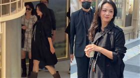 湯唯出席品牌活動，腹部微微隆起的模樣立刻引發關注，疑似已經懷上第二胎。（圖／翻攝自微博）