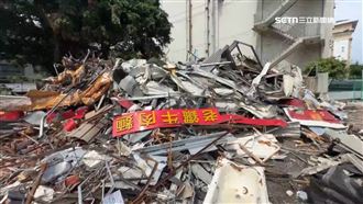 獨／羅廷瑋老家麵館拆除　招牌成醒目垃圾