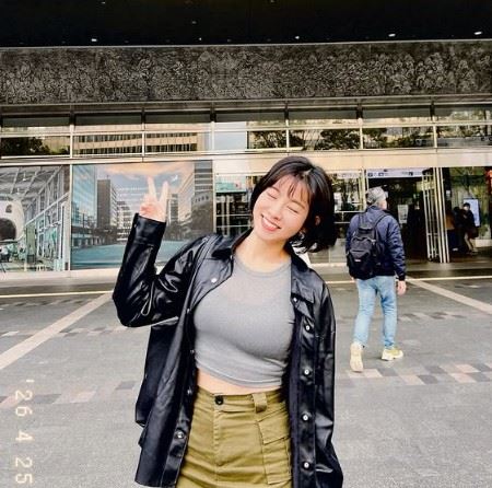 米可白近年對身材管理相當自律，她曾分享，為了維持體態，調整飲食習慣改為自行下廚，日常以清淡飲食為主。（圖／翻攝自米可白IG）