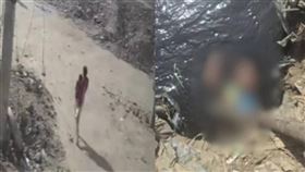 印度一名女子因家中經濟狀況貧窮，無力撫養6個女兒，狠心把年僅18個月大的小女兒丟進排水溝裡，害小女兒活活溺斃。（圖／翻攝自X／ndtvindia）