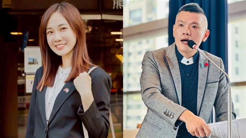 楊寶楨（左起）、江和樹遭小草圍剿。（合成圖／翻攝自楊寶楨、江和樹臉書）