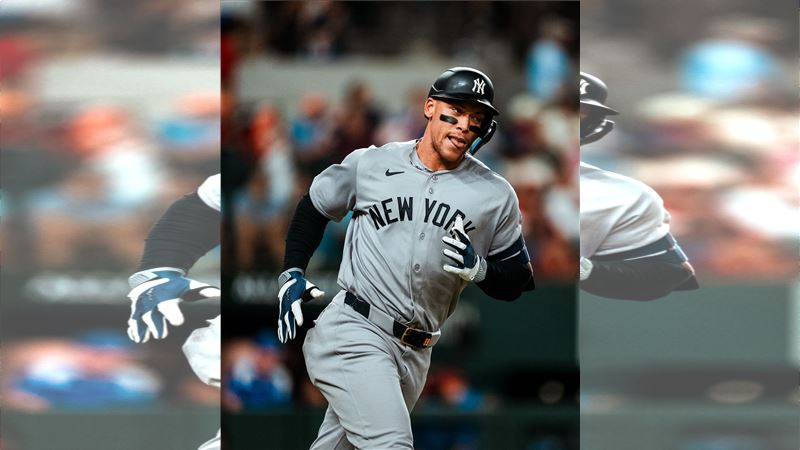 賈吉（Aaron Judge）敲出本季第11轟。（圖／翻攝自洋基推特）