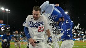 道奇5：4再見馬林魚。（圖／路透社／達志影像）