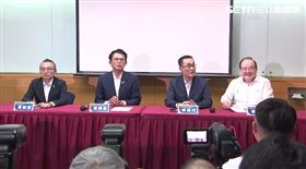李四川、黃國昌出席藍白聯合治理新北市長民調結果發佈記者會（圖／翻攝畫面）