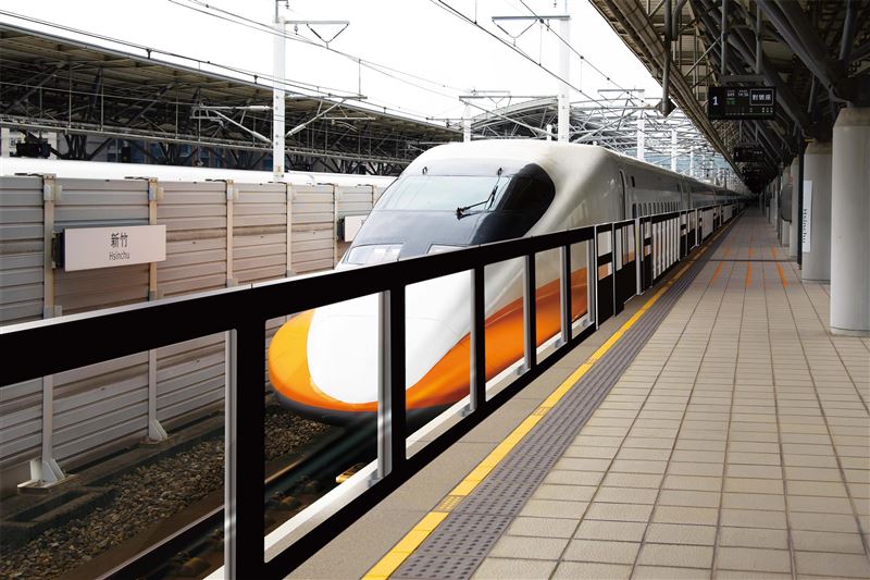 高鐵增設月台門將自新竹站及板橋站優先施工，分階段推展至各站。(示意圖／高鐵提供）