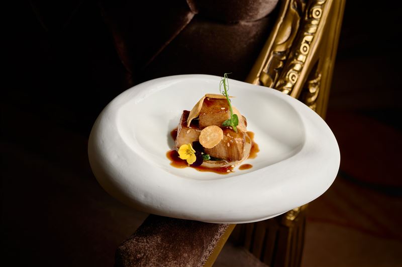 玉天璽御品極致饗宴-燒汁和牛翡翠玉。（圖／品牌業者提供）