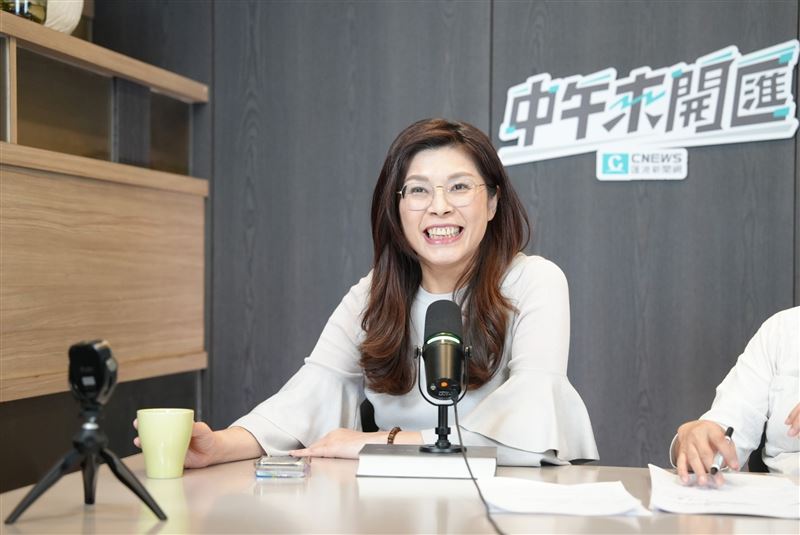 鄭麗文今天接受《中午來開匯》主持人黃光芹專訪時表態，彰化縣會直接徵召（圖／《中午來開匯》提供）