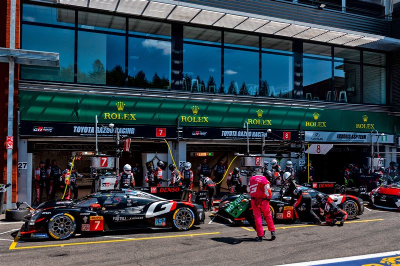 國際汽聯世界耐力錦標賽維修通道。（圖／Rolex提供）