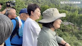 蔡英文應陳亭妃邀請，到台南楠西梅嶺登梅峰古道。（圖／翻攝畫面）