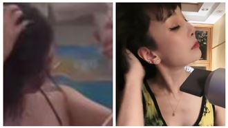 6旬美魔女突拍吹風機影片 絕頂身材不藏了