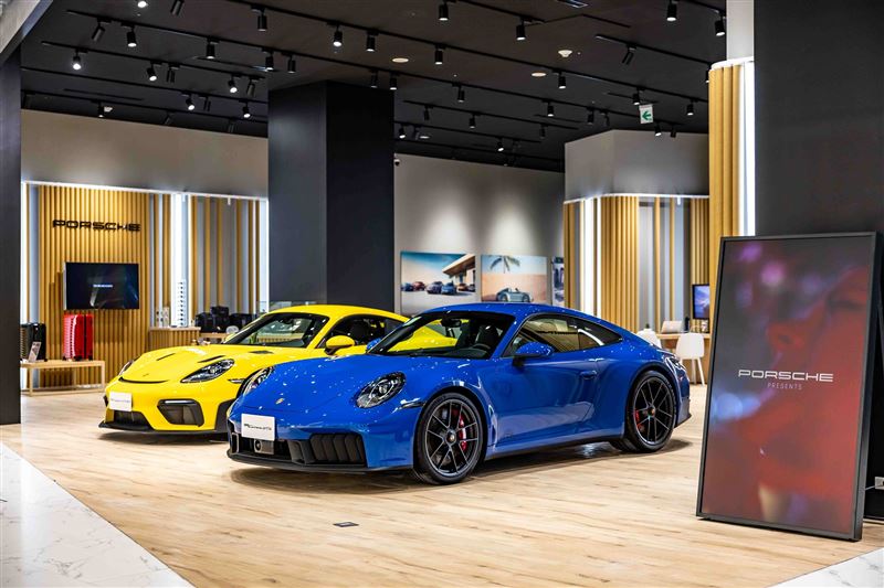 Porsche NOW台中概念店。（圖／Porsche提供）