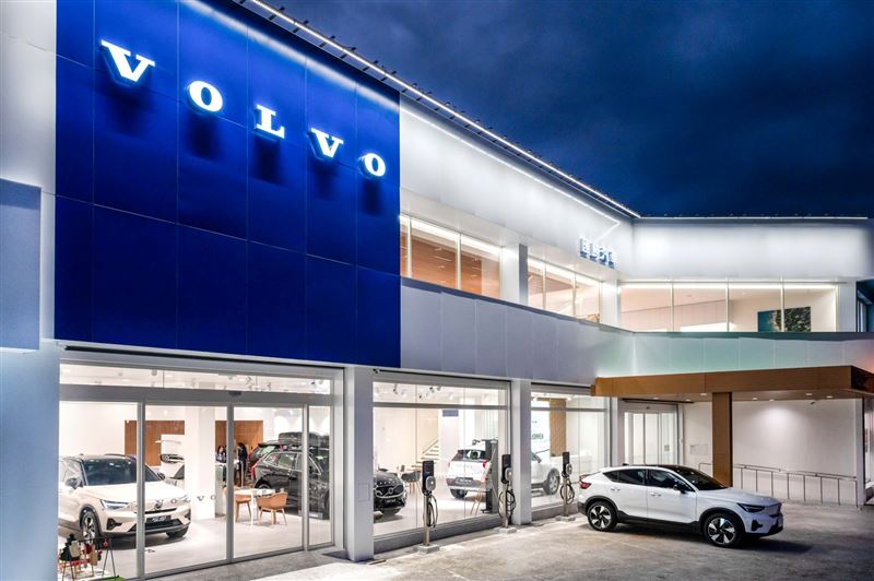展示中心總面積達765坪。（圖／VOLVO提供）