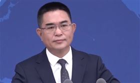 國台辦發言人陳斌華主持例行記者會（圖／翻攝畫面）