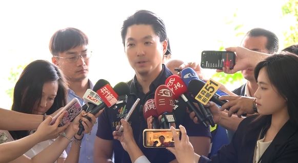 蔣萬安出席防汛搶險演習暨自主防災社區成果發表會，會前受訪（圖／翻攝畫面）