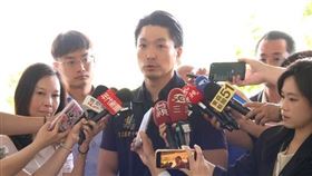 蔣萬安出席防汛搶險演習暨自主防災社區成果發表會，會前受訪（圖／翻攝畫面）