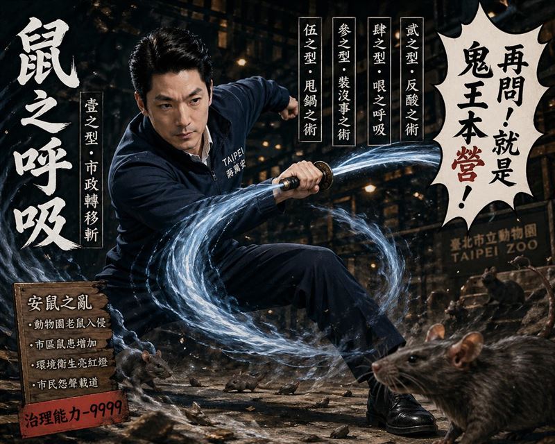 簡舒培指出，動物園傳出老鼠入侵，反應台北市的公衛體系出現漏洞，蔣萬安卻一再轉移焦點，她更開嗆蔣萬安「難道在練『鼠之呼吸』？」（圖／翻攝自簡舒培臉書）