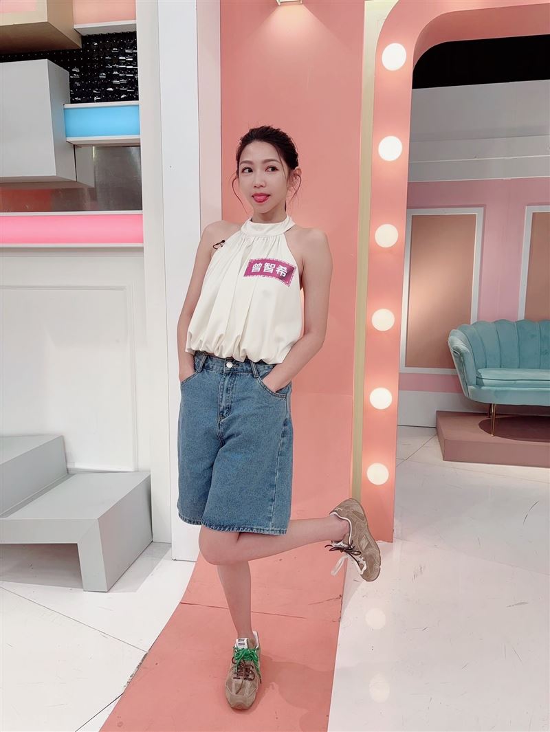 曾智希爆料老公陳志強。(圖／民視提供）