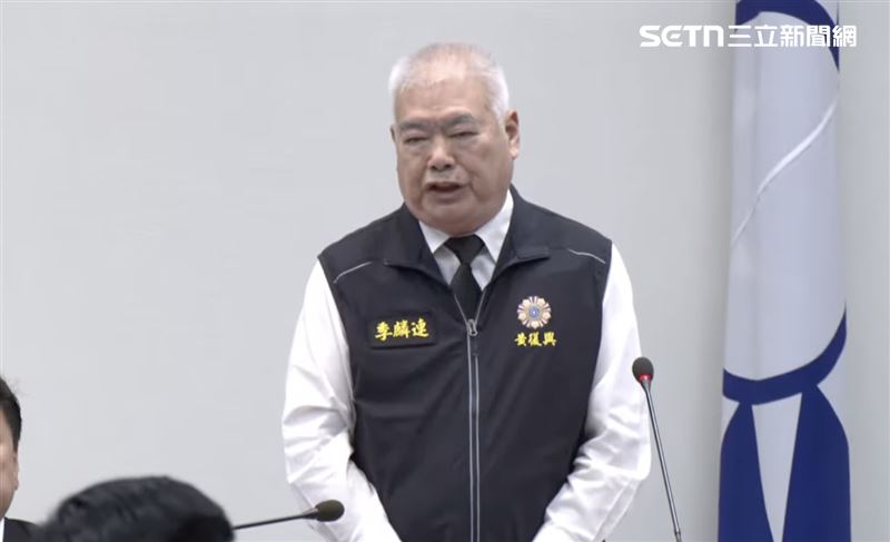 季麟連則在中常會上開砲韓國瑜、徐巧芯。（圖／翻攝畫面）