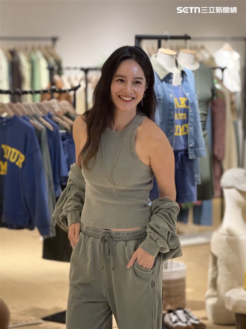Janet謝怡芬返台出席活動。（圖／記者宋亭誼攝影）