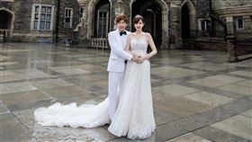 陳昶均婚紗。（圖／欣代唱片提供）
