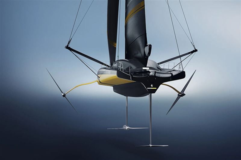 船上鋪設約100平方公尺太陽能板，最高可提供20kW電力。（圖／翻攝Ferrari網站）