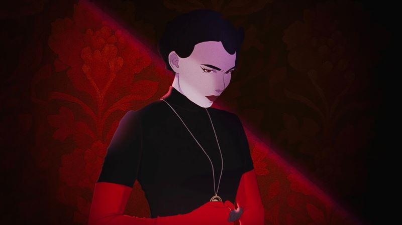 《歡迎來到朵莉之家》講述一對網紅情侶遇上神秘製偶大師「朵莉夫人」的故事，電影採真人轉描、全2D手繪方式製作。（圖／深空天體提供）