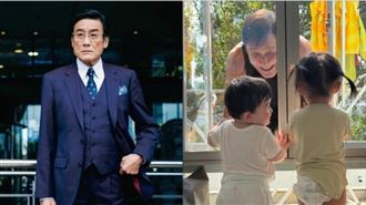 銀幕硬漢變最暖外公　梁家輝逗孫畫面曝光