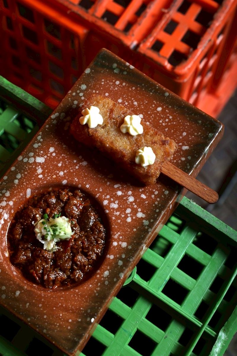 倉餅新菜推薦「炸米糕冰棍」。(圖／倉餅提供）