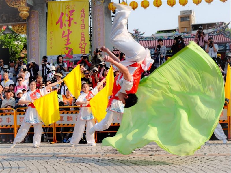藝陣演出。（圖／翻攝自臺北大龍峒保安宮粉絲專頁）
