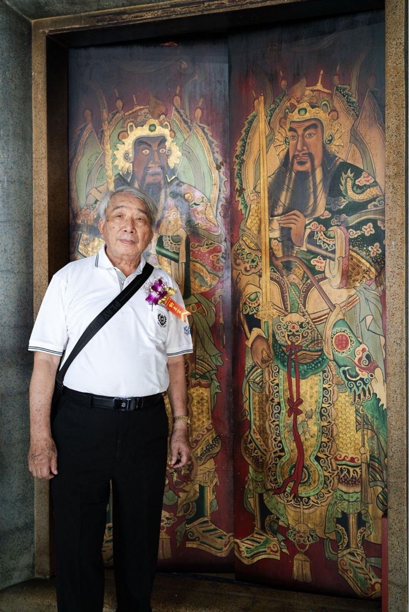 馮進興藝師與門神作品。（圖／翻攝自文化部官網）