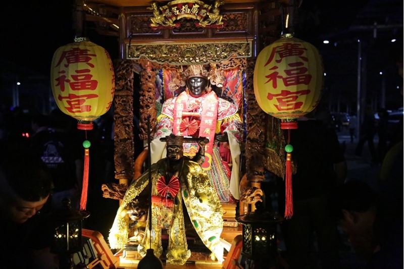 雲林西螺廣福宮「老大媽」起駕。（圖／翻攝自西螺廣福宮老大媽粉絲專頁）