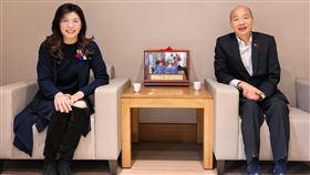 鄭麗文拜訪韓國瑜。（圖／翻攝自鄭麗文臉書）