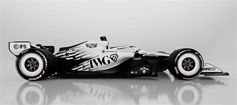 Cadillac F1賽車邁阿密站限定塗裝。（圖／翻攝Cadillac網站）
