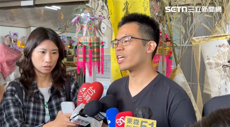 鄭詠心胞兄表示，父親30日早上有接到女大生父親來電，希望能帶女兒前來上香，但已先拒絕。（圖／翻攝畫面）
