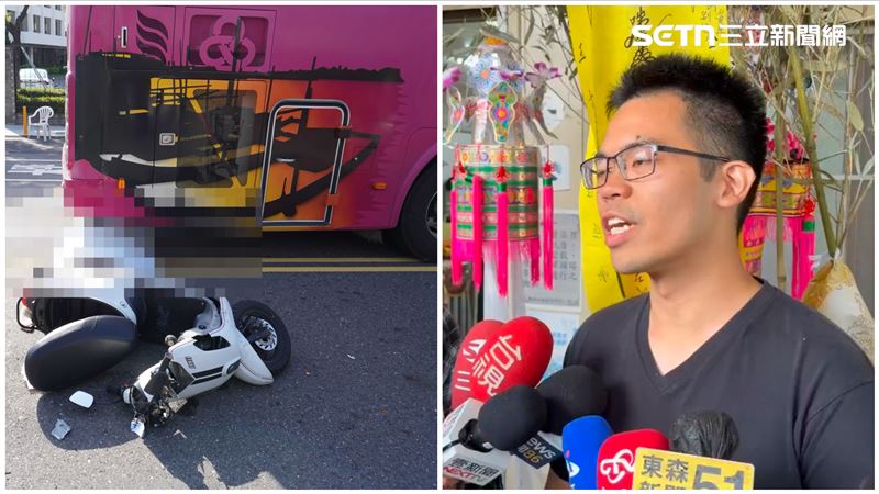 鄭詠心,台南,育平派出所,女大生,火鍋,遊覽車,車禍,安南區（圖／翻攝畫面）