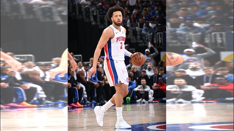 底特律活塞隊康寧漢（Cade Cunningham）全場狂轟破隊史紀錄的45分，最終率隊以116：109擊敗奧蘭多魔術隊。（圖／翻攝自X平台 @DetroitPistons）