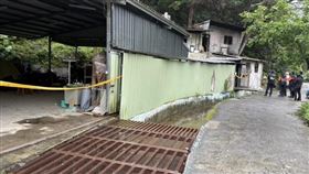 新北三峽正義街山區，男子到山上工寮訪友，驚見裡面有具男性焦屍。（圖／翻攝畫面）