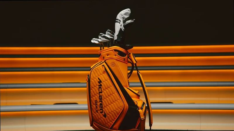 麥拉倫以全新副品牌McLaren Golf推出高爾夫球桿。（圖／翻攝McLaren網站）