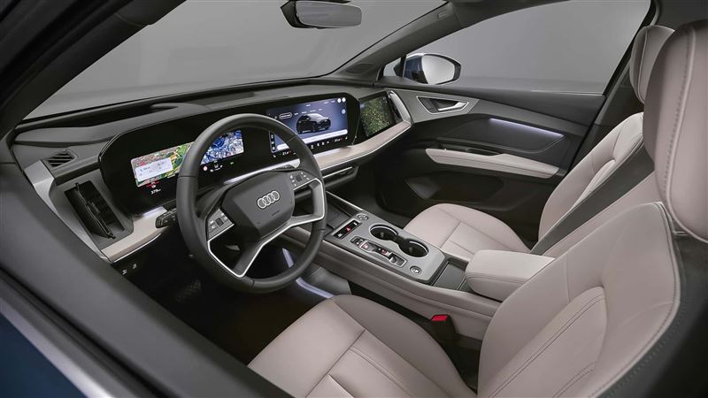 Audi Q4 e-tron精簡實體按鍵。（圖／翻攝Audi網站）