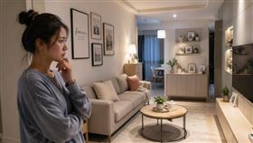 與男友同居，住進「男友前女友參與裝潢」的房子！她心生疙瘩求助網友，引起熱烈討論。（示意圖／AI生成）