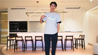 吳政迪出席媒體聯訪。(圖／客家電視台提供）