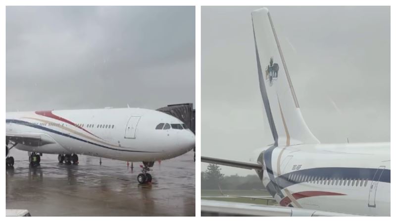 中共阻撓出訪　史瓦帝尼專機今現身台灣