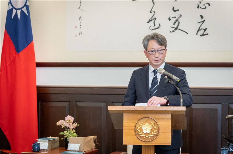 日本前數位大臣、眾議員平將明近日率團訪台（圖／總統府提供）