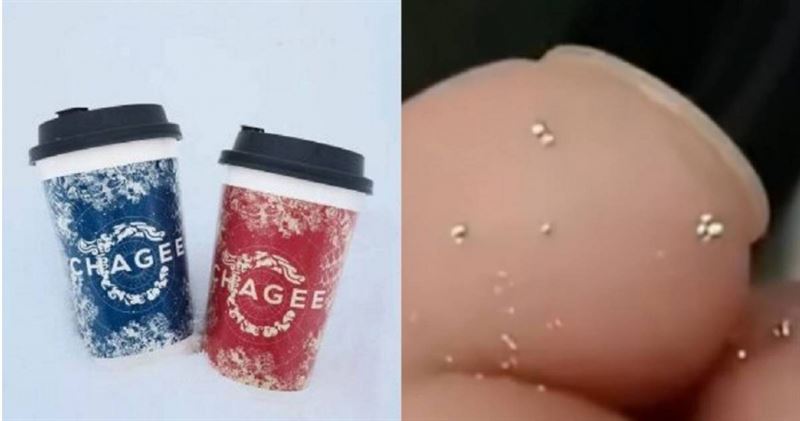 大陸安徽一名女子買連鎖手搖飲霸王茶姬的飲料，聲稱在其中喝到疑似水銀的金屬物質，涉事分店強調製作過程不可能有水銀，目前已接受警方及相關單位檢查，待調查結果出爐還清白。（圖／翻攝自霸王茶姬微博、翻攝自長安街知事微信公眾號）